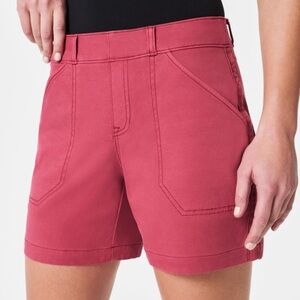 Large Spanx shorts in color wild rose.  6inch inseam